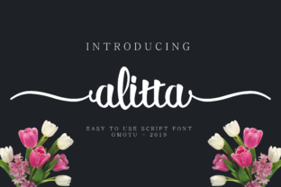 Alitta Font Review: Elegant Script Handwritten Type for Brand Identity