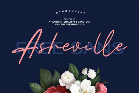 Asheville Duo Typeface for Editorial Design