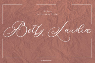 Betty Laudia: The Elegant Script Handwritten Font for Modern Crafters