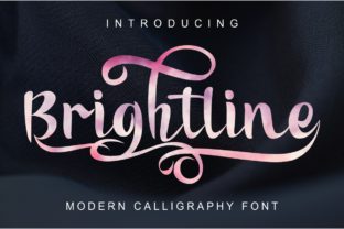 Brightline Font Review: A Modern Script for Branding
