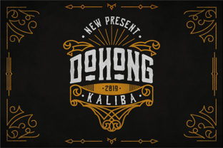 Dohong Kaliba: A Vintage Hand-Drawn Typeface for Digital Branding