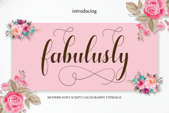 Fabulusly: A Joyful Script Handwritten Font for Romantic Crafts