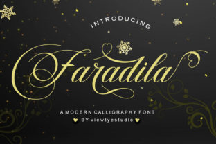 Faradila: A Sweet Handwritten Font for Romantic Branding Projects