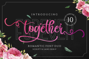 Forever Together Duo: The Elegant Font Pair for Scroll-Stopping Visuals