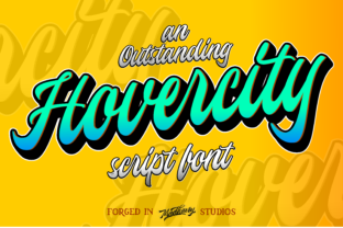 Hovercity: A Bold Script Font for Standout Digital Designs