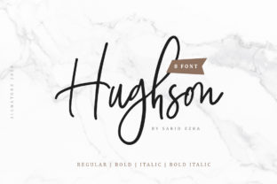 Hughson Family: The Perfect Script Handwritten Fonts for Handmade Brands