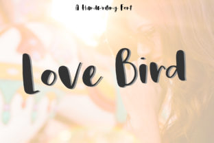 Love Bird Script Handwritten Fonts for Elegant Craft Designs