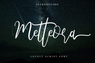Metteora Script: A Handwritten Typeface for Editorial Design