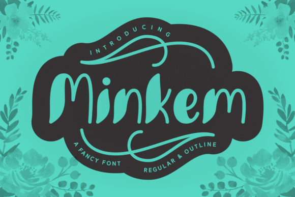 Minkem Typeface: Playful Script Fonts for Summer Branding