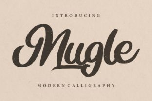 Mugle: The Calligraphy Script Font for Editorial Design