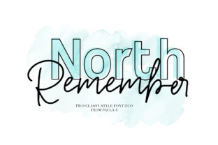 North Remember Duo: A Script Handwritten Typeface for High-Impact Craft Branding