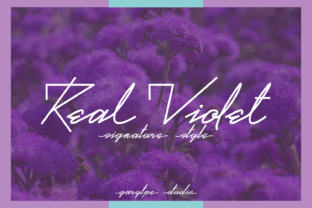 Real Violet: The Elegant Script Handwritten Font for Modern Web Design