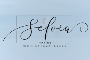 Selvia Duo: The Elegant Handwritten Font Duo for Polished Branding
