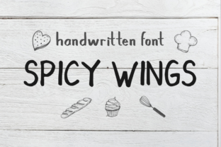 Spicy Wings: A Playful Handwritten Font for Editorial Design