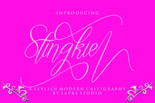 Stingkie: The Script Handwritten Font for Modern Brand Identity