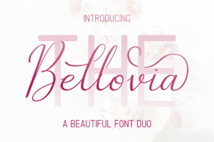 The Bellovia Duo: A Premium Script and Sans Serif Typeface for Editorial Design