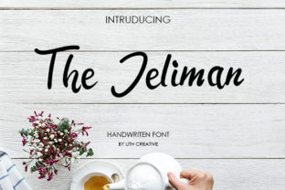The Jeliman: A Modern Calligraphy Font for Brand Identity