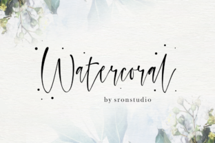 Watercoral Script Handwritten Fonts for Elegant Web Design